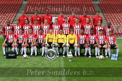Eindhoven, 8 Augustus 2005 
Perspresentatie Selektie PSV Seizoen 2005/2006