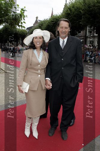 Noordwijk 27 augustus 2005
Trouwen Prins Pieter Christiaan en Anita v Eijk.
Patricia Steur met man