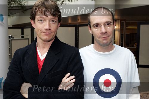 Hilversum 16 augustsu 2005
Presentatie Avro winterseizoen.
Paul Groot en Owen Schoemacher als Koefnoen