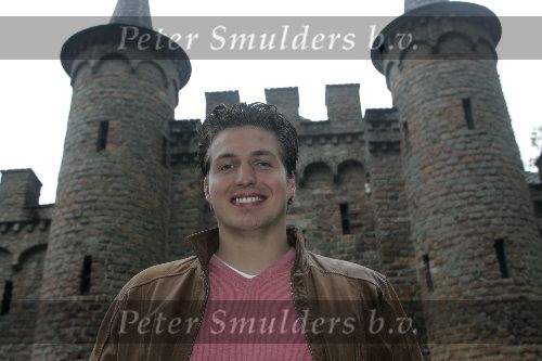 St. Oedenrode, 23 Augustus 2005
Pieter v d Hoogenband enkele uren voordat hij ging trouwen met
Minouche v d Hoogenband