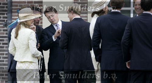 Apeldoorn 25 augustus 2005
Trouwen Prins Pieter Christiaan en Anita v Eijk.
Prins Constantijn