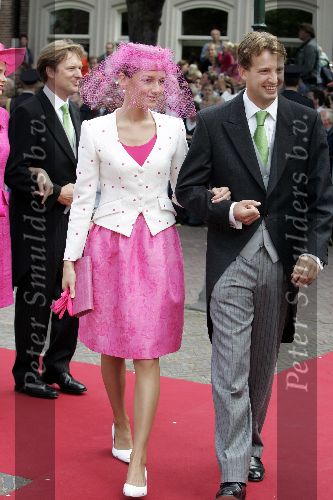 Noordwijk 27 augustus 2005
Trouwen Prins Pieter Christiaan en Anita v Eijk.
Prins Floris en Aimee