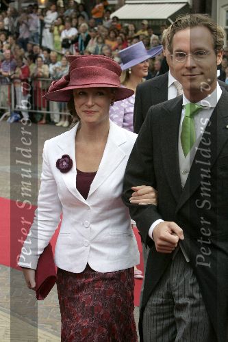 Noordwijk 27 augustus 2005
Trouwen Prins Pieter Christiaan en Anita v Eijk.
Prinses Margarita en Prins Jaime