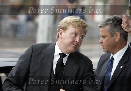 Amsterdam 6 augustus 2005
Herdenkingsdienst van Wim Duisenberg in concertgebouw.
Prins Willem Alexander