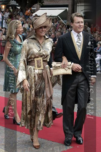 Noordwijk 27 augustus 2005
Trouwen Prins Pieter Christiaan en Anita v Eijk.
Prinses Laurentien en Prins Constantijn