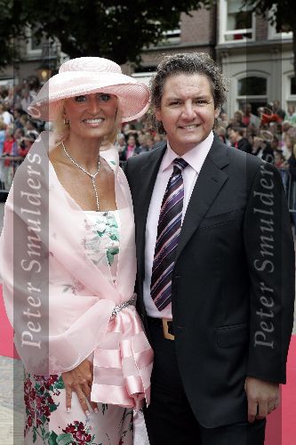 Noordwijk 27 augustus 2005
Trouwen Prins Pieter Christiaan en Anita v Eijk.
Rene Froger met zijn vrouw Natasja Froger