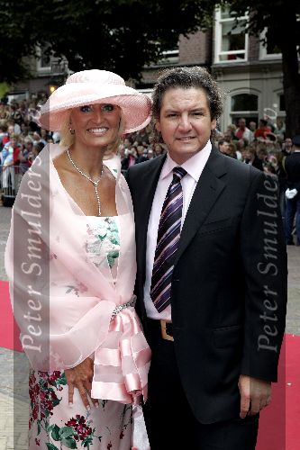 Noordwijk 27 augustus 2005
Trouwen Prins Pieter Christiaan en Anita v Eijk.
Rene Froger met zijn vrouw Natasja Froger