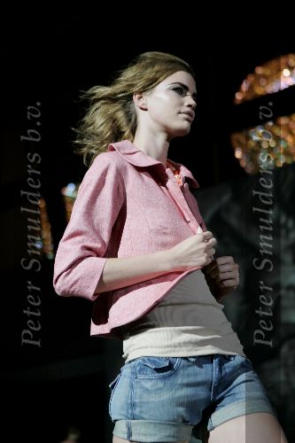 Kpenhagen 11 augustus 2005
Modeshow Inwear Matinique in Kopenhagen.
Nederlands topmodel Rianne ten Haken