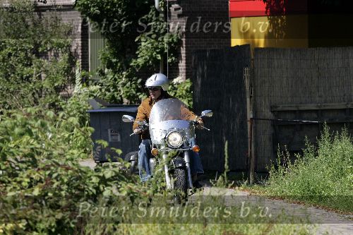 Amsterdam 17 augustus 2005
Ron Brandsteder op zijn motor