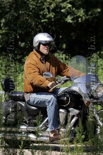 Amsterdam 17 augustus 2005
Ron Brandsteder op zijn Motor