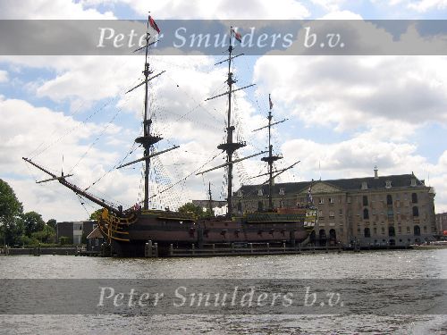 Amsterdam, 3 Augustus 2005
Het Scheepsvaartmuseum met VOC Schip