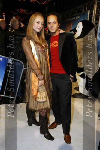 Amsterdam 27 november 2006
Premiere Happy Feet in Tuschinski. Jon Karthaus en Caroline Spoor