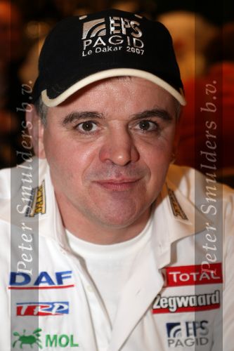 Eindhoven, 17 November 2006
Hans Bekx team voor de rally Lissabon-Dakar 2007
Chris Strik (44 jaar) uit Son & Breugel, Monteur van Racetruck 2