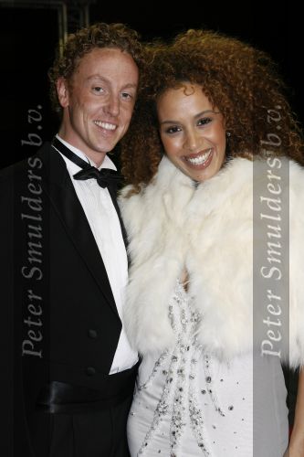 Hilversum 18 november 2006
Modeshow Addy v d Krommenacker in studio 21 met  oa Kelly Pfaff . Glennis Grace