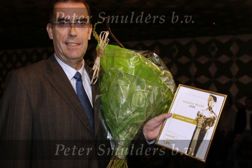 Hilversum 8 november 2006
Lars Andersson winnaar ouvre Gouden beelden.