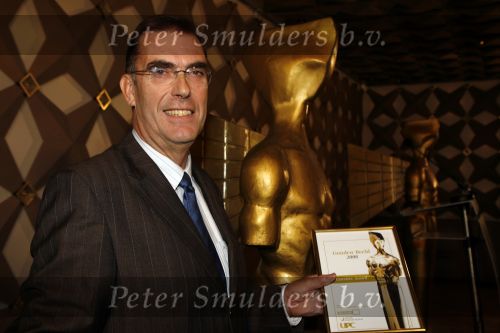 Hilversum 8 november 2006
Lars Andersson winnaar ouvre Gouden beelden.