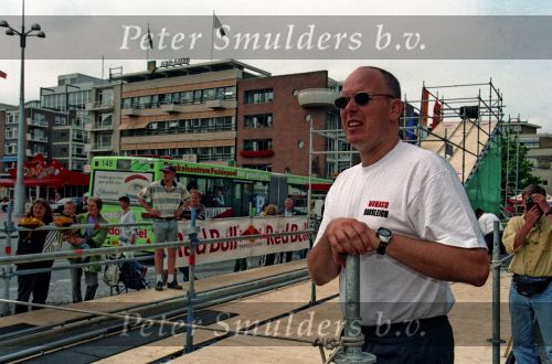 Groningen, 10 Juli 1998
Prins Albert van Monaco tijdens het Bobsleeen