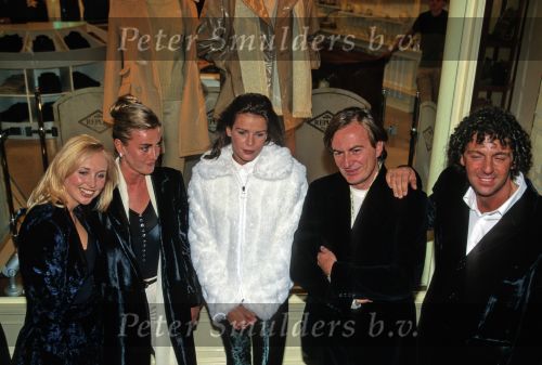 Amsterdam, 17 oktober 1997 Opening  Replay Store door Pinses Stephanie van Monaco