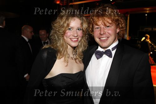 Amsterdam 21 november 2009
Gala van JFK waar de nederlander van het jaar gekozen wordt in de passenger terminal. Ben Woldring met vriendin
Peter Smulders bv