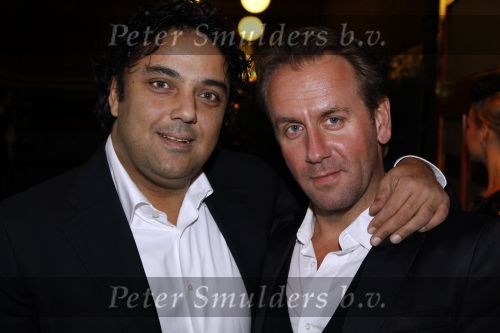 Amsterdam 9 november 2009
LAF Life after Football beurs  in de beurs van Berlage. Dennis Rugenbregt met Edgar
Peter Smulders bv