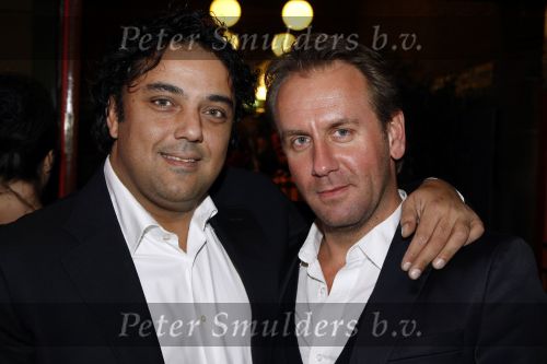 Amsterdam 9 november 2009
LAF Life after Football beurs  in de beurs van Berlage. Dennis Rugenbregt met Edgar
Peter Smulders bv