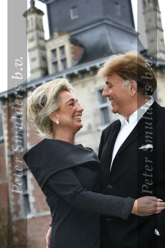 Oud-Rekem - Lanaken, 7 November 2009
Dorien Hoes met haar a.s. man Ton Nilissen
Foto Peter Smulders