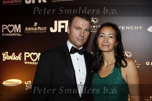 Amsterdam 21 november 2009
Gala van JFK waar de nederlander van het jaar gekozen wordt in de passenger terminal. Hens Bagijn met vrouw
Peter Smulders bv