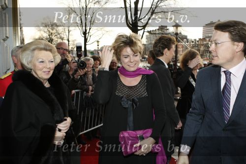 Amsterdam 6 december 2009
Premiere prins Claus in Carre. Koningin Beatrix Prins Constantijn en Prinses Laurentien zijn daarbij aanwezig.
Peter Smulders bv
