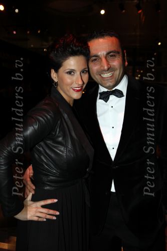 Amsterdam 10 december 2009
VIP avond van de miljonair fair in de RAI. Kristina Bazilovic met vriend
Peter Smulders bv