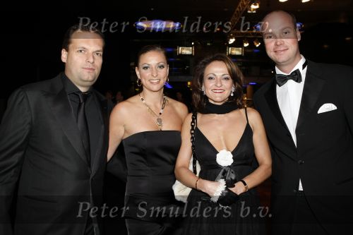 Amsterdam 10 december 2009
VIP avond van de miljonair fair in de RAI. Marc Schaling met vrouw en  Martin Verkerk
Peter Smulders bv