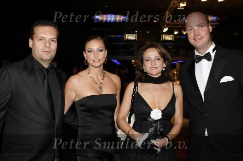 Amsterdam 10 december 2009
VIP avond van de miljonair fair in de RAI. Marc Schaling met vrouw en  Martin Verkerk
Peter Smulders bv