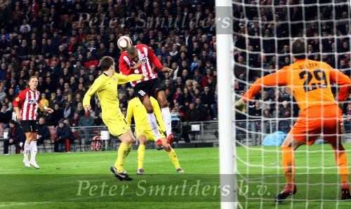 Eindhoven, 3 December 2009
UEFA Europa League PSV-Sparta Praag, eindstand 1-0
Seizoen 2009/2010
1-0 Orlando Engelaar
Foto Junior Smulders