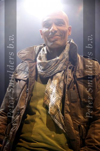 Amsterdam 9 november 2009
modeshow JC Rags en Vingino op  de beurs van Life after Football. Orlando Trustfull met zoon
Peter Smulders bv
