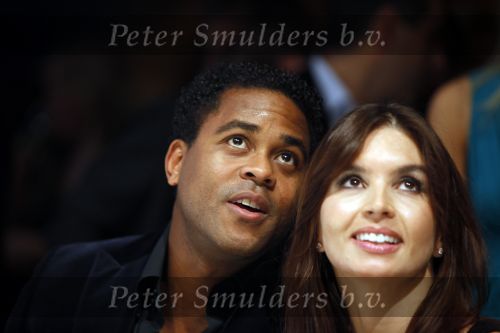Amsterdam 9 november 2009
LAF Life after Football beurs  in de beurs van Berlage. Patrick Kluivert met Rossana 
Peter Smulders bv
