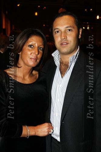 Amsterdam 9 november 2009
LAF Life after Football beurs  in de beurs van Berlage. Rachel hazes met vriend
Peter Smulders bv