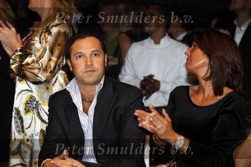 Amsterdam 9 november 2009
LAF Life after Football beurs  in de beurs van Berlage. Rachel hazes met vriend Niccolo Armaroli
Peter Smulders bv