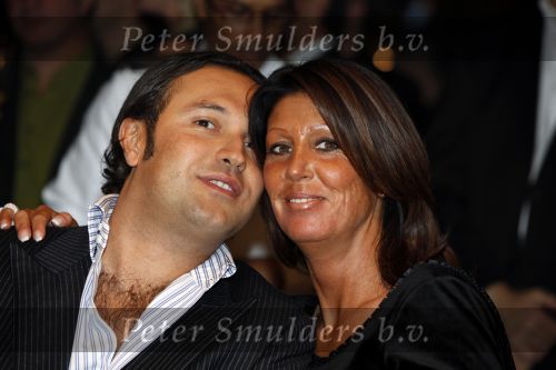 Amsterdam 9 november 2009
LAF Life after Football beurs  in de beurs van Berlage. Rachel hazes met vriend Niccolo Armaroli
Peter Smulders bv