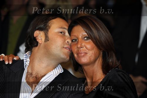 Amsterdam 9 november 2009
LAF Life after Football beurs  in de beurs van Berlage. Rachel hazes met vriend Niccolo Armaroli
Peter Smulders bv