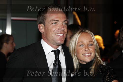 Amsterdam 21 november 2009
Gala van JFK waar de nederlander van het jaar gekozen wordt in de passenger terminal. Robert Doornbos met zijn vriendin
Peter Smulders bv