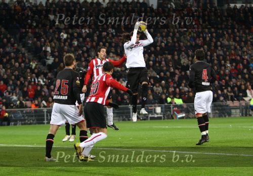 Eindhoven, 12 December 2009
Kompetitiewedstrijd PSV-AZ, eindstand 1-0 Seizoen 2009/2010
Sergio Romero
Foto Junior Smulders