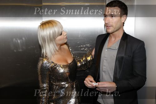 Amsterdam 21 november 2009
Gala van JFK waar de nederlander van het jaar gekozen wordt in de passenger terminal. Victoria Koblenko met Dj Don Diablo
Peter Smulders bv