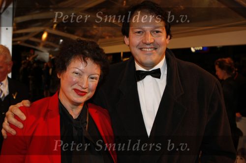 Amsterdam 16 november 2009
Premiere komt een vrouw bij de dochter in Tuschinski. Wilma Nanninga met man
Peter Smulders bv