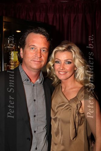 Amsterdam, 21 November 2010
Spiegeltent Palazzo. Hermand den blijker kookt met zijn staf voorBN-ers en genodigden.
Brigitte Nijman met partner Robert Veuger
Foto Peter Smulders BV