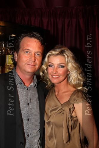 Amsterdam, 21 November 2010
Spiegeltent Palazzo. Hermand den blijker kookt met zijn staf voorBN-ers en genodigden.
Brigitte Nijman met partner Robert Veuger
Foto Peter Smulders BV