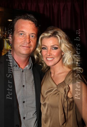 Amsterdam, 21 November 2010
Spiegeltent Palazzo. Hermand den blijker kookt met zijn staf voorBN-ers en genodigden.
Brigitte Nijman met partner Robert Veuger
Foto Peter Smulders BV