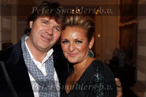 Amsterdam 18 november 2010
Presentatie van de beau monde awards  in het Amstel hotel. Caroline Tensen met vriend Peter Gallas en dochter Lotte met vriend
Peter Smulders