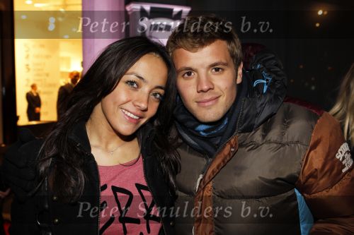 Amsterdam 22 november 2010
Opening Hennes en Mauritz H&M flagship store in Amsterdam. Jaap Reesema met vriendin
Peter Smulders bv