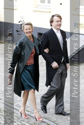Brussel 20 november 2010
Trouwen Prins Carlos en Annemarie v Weezel in Brussel. Prinses Mabel Wisse Smit en Prins Friso
Peter Smulders bv