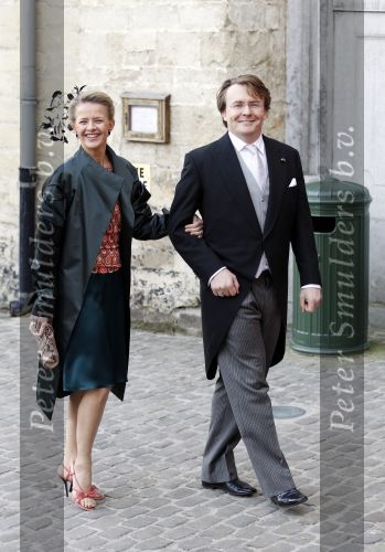 Brussel 20 november 2010
Trouwen Prins Carlos en Annemarie v Weezel in Brussel. Prinses Mabel Wisse Smit en Prins Friso
Peter Smulders bv
