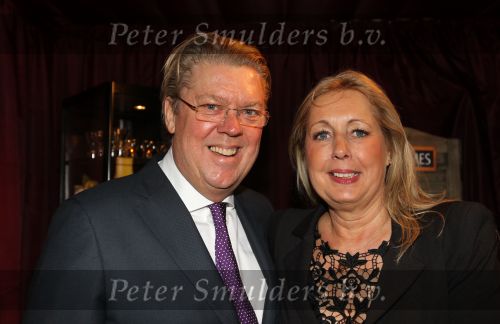 Amsterdam, 21 November 2010
Spiegeltent Palazzo. Hermand den blijker kookt met zijn staf voorBN-ers en genodigden.
Robert Kranenborg met zijn vrouw
Foto Peter Smulders BV